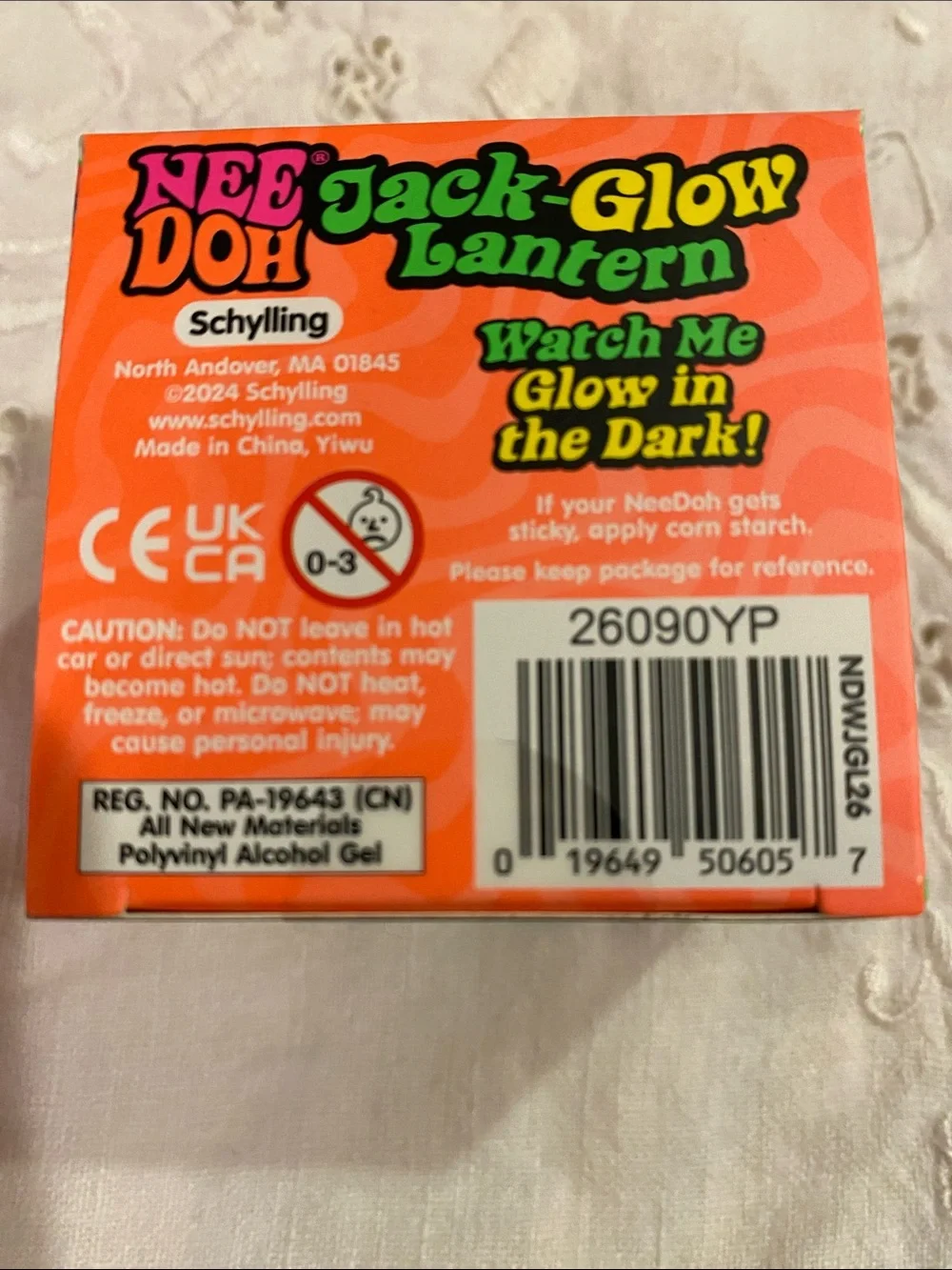 NeeDoh Jack-Glow Lantern Purple